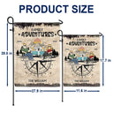 Family Adventures Camping - Personalized Flag