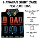 Gift For Father,Summer,Happy - Father Dad The Man The Myth The Legend - Personalized Hawaiian Shirt