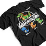 Gift For Father,Humorous,Icon - Fatherhood Is A Walk In The Park - Personalized T Shirt