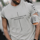 Christian,Top Market,Gift For Husband,Gift For Father,Dad - Children,Non-Eng,Devoted - Fatherhood Is Kingdom Work With Children Names - Personalized T Shirt