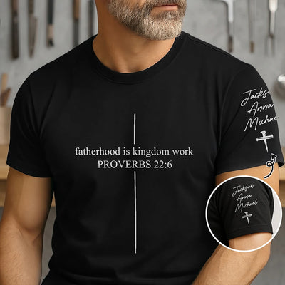T-Shirt Printed Front And Sleeves (1 sleeve)