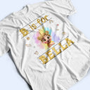 Back To School, Gift For Kids, Adorable, Icon - Faux Embroidery Chenille Initial & Name - Personalized T Shirt