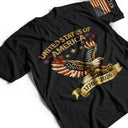 America 250th,Independence Day,Family,Proud,Custom Text - Faux Embroidery Effect America 250th Anniversary - Personalized T Shirt