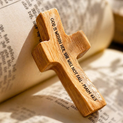 Wooden Pocket Prayer Cross
