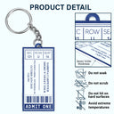 Gift For Yourself,Happy - Favorite Concert Ticket - Personalized Acrylic Keychain
