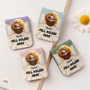 Reading, Gift For Yourself, Gift For Women, Funny - Fell Asleep Here Book Lovers - Personalized Leather Magnetic Bookmark