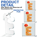 Christmas, Gift For Yourself, Non-Eng - Festive Gingerbread Letters with Santa Hat - Personalized Custom Shaped Acrylic Ornament