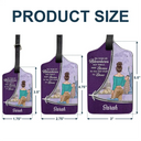 Happy,Gift For Yourself,Gift For Women,Gift For Men,Travel - Fill Your Life With Adventures - Personalized Luggage Tag