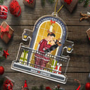 Gift For Couples, Gift For Women, Gift For Men, Christmas, Love, Happy - First Christmas As A Couple - Personalized Custom Shaped Acrylic Ornament