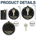 Happy,Gift For Couples,Gift For Husband,Gift For Wife,Married ,Christmas - First Christmas In Our New Home - Personalized 2-Layered Wooden Ornament