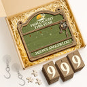 Gift For Women,Gift For Men,Gift For Yourself,Happy,Fishing - Fish Caught This Year - Personalized Hanging Tracker Sign