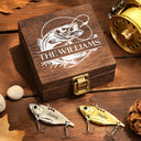 Fishing,Funny,Gift For Men,Gift For Women - Fish Name Monogram - Personalized Metal Fish Lure Set