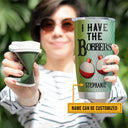 Tasse personnalisée « Couple de pêcheurs » : mari et femme, « J'ai la canne à pêche », cadeau pour couple, cadeau de pêche, tasse de voyage