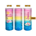 Flamingo Let's Flamingle Custom Skinny Tumbler