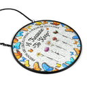 Gift For Women, Gift For Bestie, Old Best friends, Love - Floral Frame Grow An Old Friend - Personalized Stained Glass Window Hanging Suncatcher