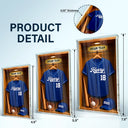 Football,Happy - Football Soccer Locker 3D Effect - Personalized Custom Shaped Acrylic Plaque