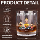 Gift For Father,Funny - For The Times We Drive - Personalized Whiskey Glass