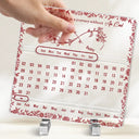 Gift For Bestie,Gift For Sisters,Gift For Mother,Mom - Daughters (Young),Christmas,Love - Forever Bound By Infinity - Personalized Acrylic Perpetual Desk Calendar