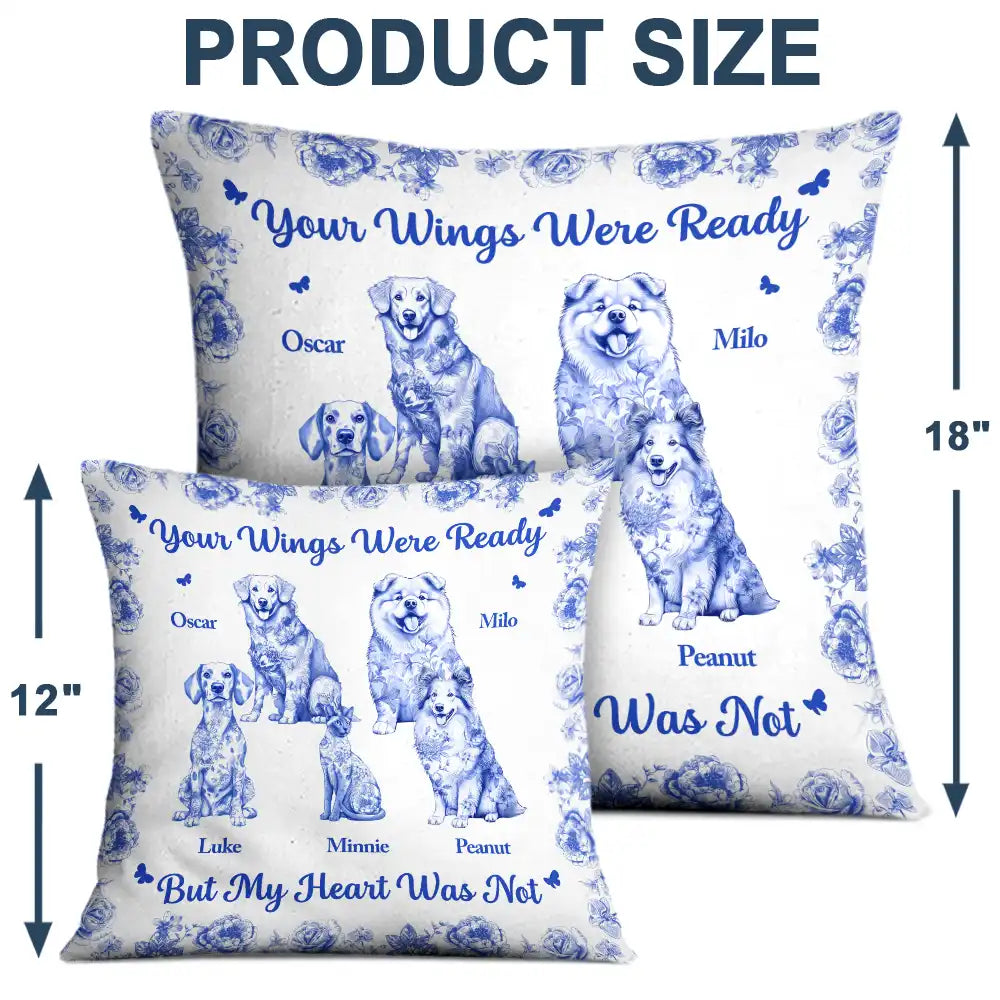 Pet Lovers,Pet Mom,Pet Dad,Pet Couple,Dog Lovers,Dog Mom,Dog Dad,Dog Couple,Cat Lovers,Cat Mom,Cat Dad,Cat Couple,Gift For Couples,Gift For Women,Gift For Men,Memorial,Sad - Forever In My Heart Toile Dog Cat Memorial - Personalized Pillow