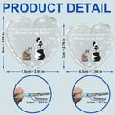 Pet Lovers,Cat Lovers,Dog Lovers,Sad,Memorial - Forever Loved Memorial Dog Cat - Personalized Heart Shaped Glass Ornament