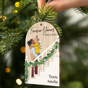 Gift For Couples,Gift For Husband,Gift For Wife,Gift For Boyfriend,Gift For Girlfriend,Christmas,Love - Forever Yours Couples - Personalized Custom Shaped Wooden Ornament