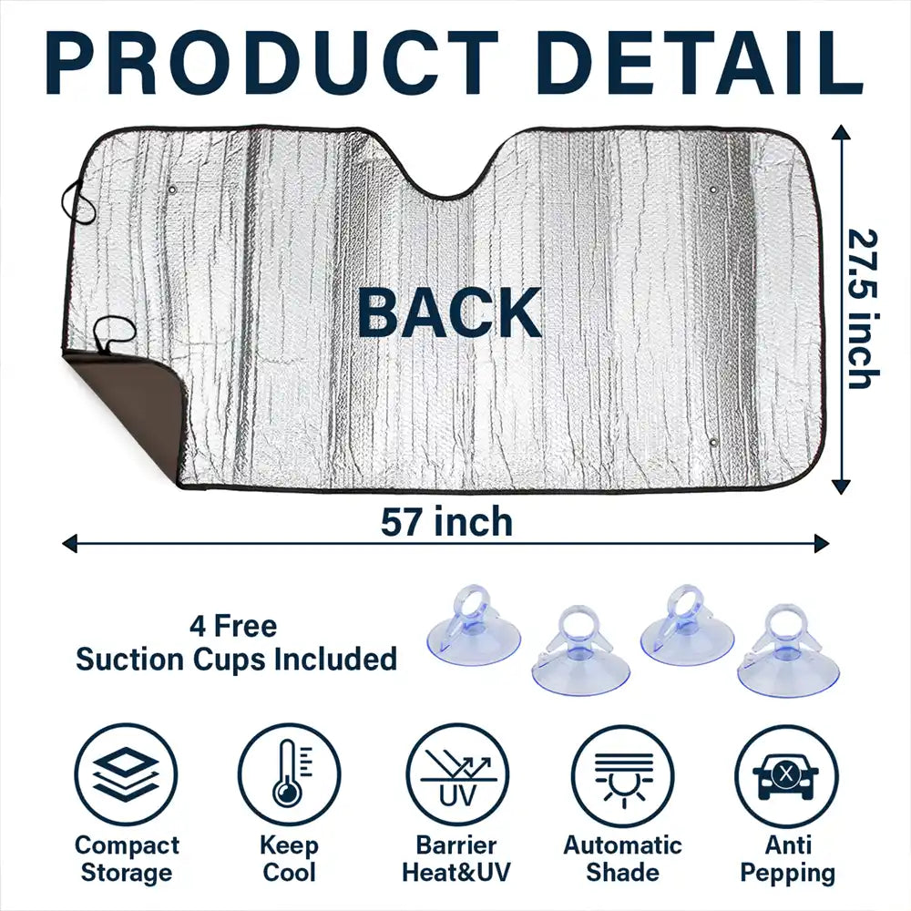 Gift For Yourself,Dog Lovers,Dog Mom,Dog Dad - Friends Fur-ever - Personalized Auto Sunshade