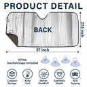 Gift For Yourself,Dog Lovers,Dog Mom,Dog Dad - Friends Fur-ever - Personalized Auto Sunshade