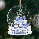 Christmas,Gift For Bestie,Happy - Friendships Sisters Are The Greatest Gift - Personalized 2-Layered Mix Ornament