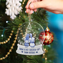 Christmas,Gift For Bestie,Happy - Friendships Sisters Are The Greatest Gift - Personalized 2-Layered Mix Ornament