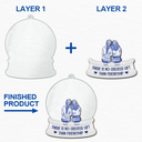 Christmas,Gift For Bestie,Happy - Friendships Sisters Are The Greatest Gift - Personalized 2-Layered Mix Ornament