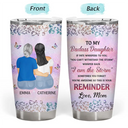 Mom - Daughters (Adult),Gift For Daughter,Happy, Top Market - From Mom To Badass Daughter - Personalized Tumbler