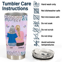 Mom - Daughters (Adult),Gift For Daughter,Happy, Top Market - From Mom To Badass Daughter - Personalized Tumbler