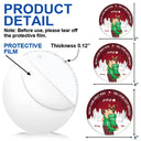 Gift For Couples, Gift For Men, Gift For Women, Gift For Boyfriend, Gift For Girlfriend, Christmas, Love - From Our First Kiss Couple Christmas - Personalized Circle Acrylic Ornament