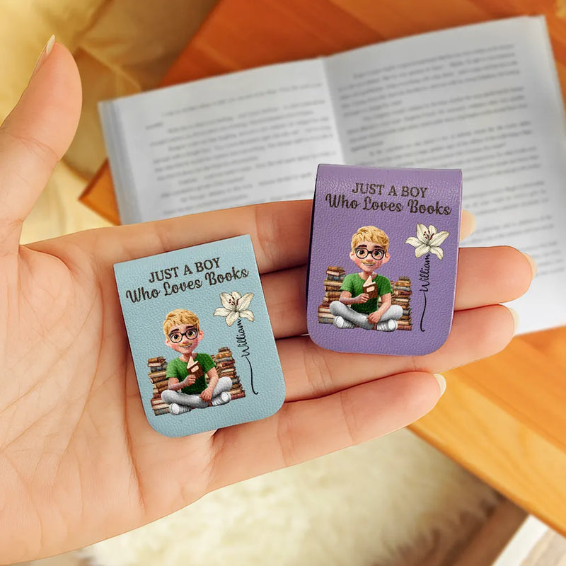 Reading, Gift For Yourself, Gift For Women, Happy - Fck Off I'm Reading - Personalized Leather Magnetic Bookmark