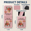 Reading, Gift For Yourself, Gift For Women, Happy - Fck Off I'm Reading - Personalized Leather Magnetic Bookmark