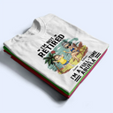 Gift For Grandma,Grandma,Grandkids,Beach - Full-time Grandma Beach View - Personalized T Shirt