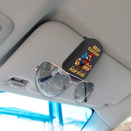 Gift For Father,Funny,Summer - Fun Chicken Rooster Best Cluckin' Dad Ever - Personalized Sunglasses Holder For Car Visor