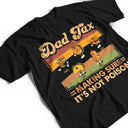 Gift For Father - Fun Groovy Retro Fast Food Character Dad Tax Not Poison - Personalized T Shirt