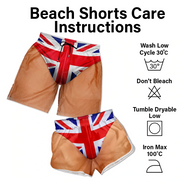 Humorous, Gift For Men, Beach, Gift For Yourself, Summer - Funny 3D Body Swim Trunks Countries Flag - Personalized Unisex Beach Shorts