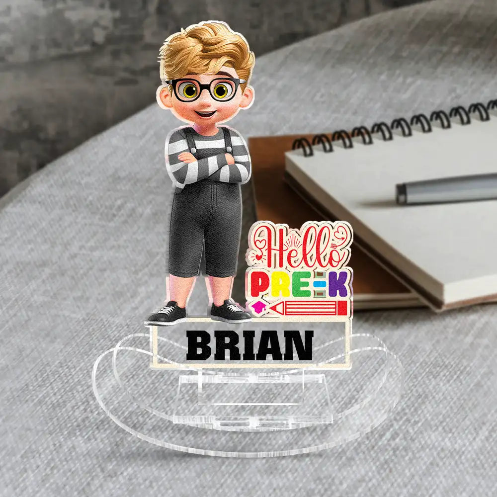 Gift For Kids,Funny - Funny Back To School - Personalized Acrylic Shaking Stand
