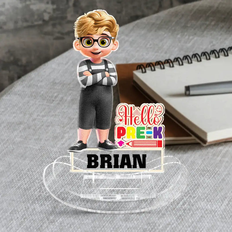 Gift For Kids,Funny - Funny Back To School - Personalized Acrylic Shaking Stand