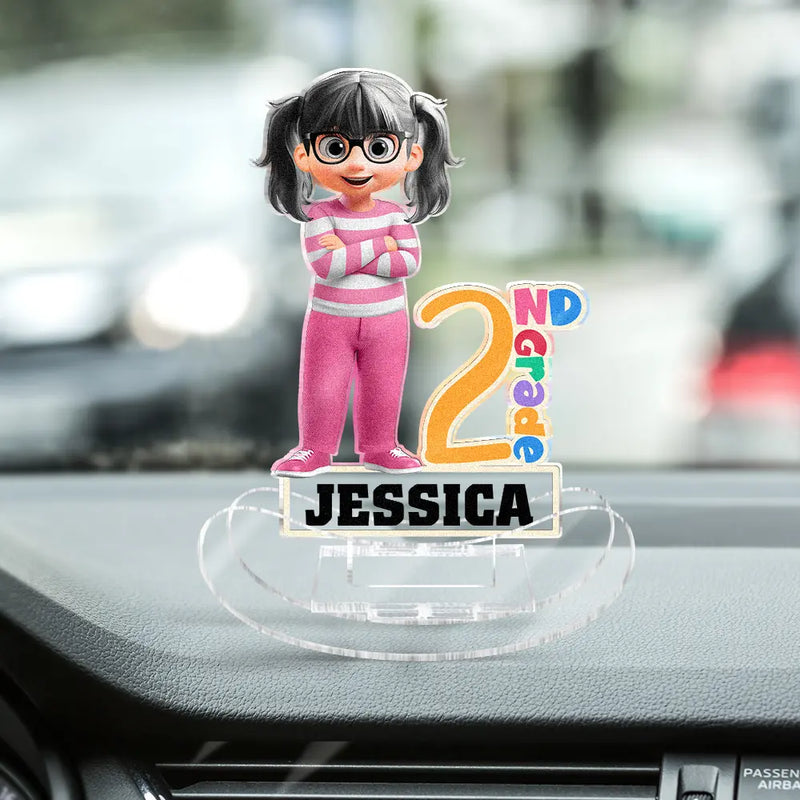 Gift For Kids,Funny - Funny Back To School - Personalized Acrylic Shaking Stand