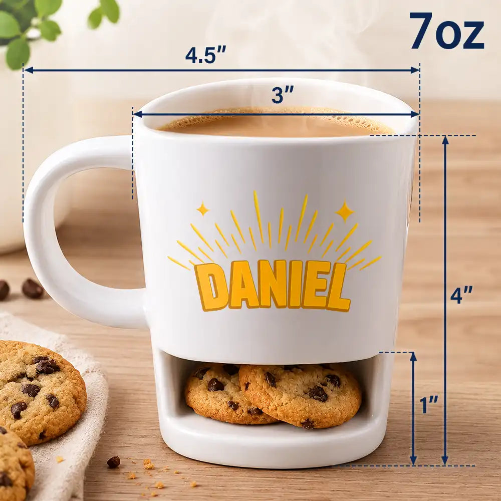 Gift For Yourself,Gift For Men,Gift For Women,Non-Eng,Icon,Sarcastic - Funny Chicken F-Caw-F - Personalized Cookie Mug