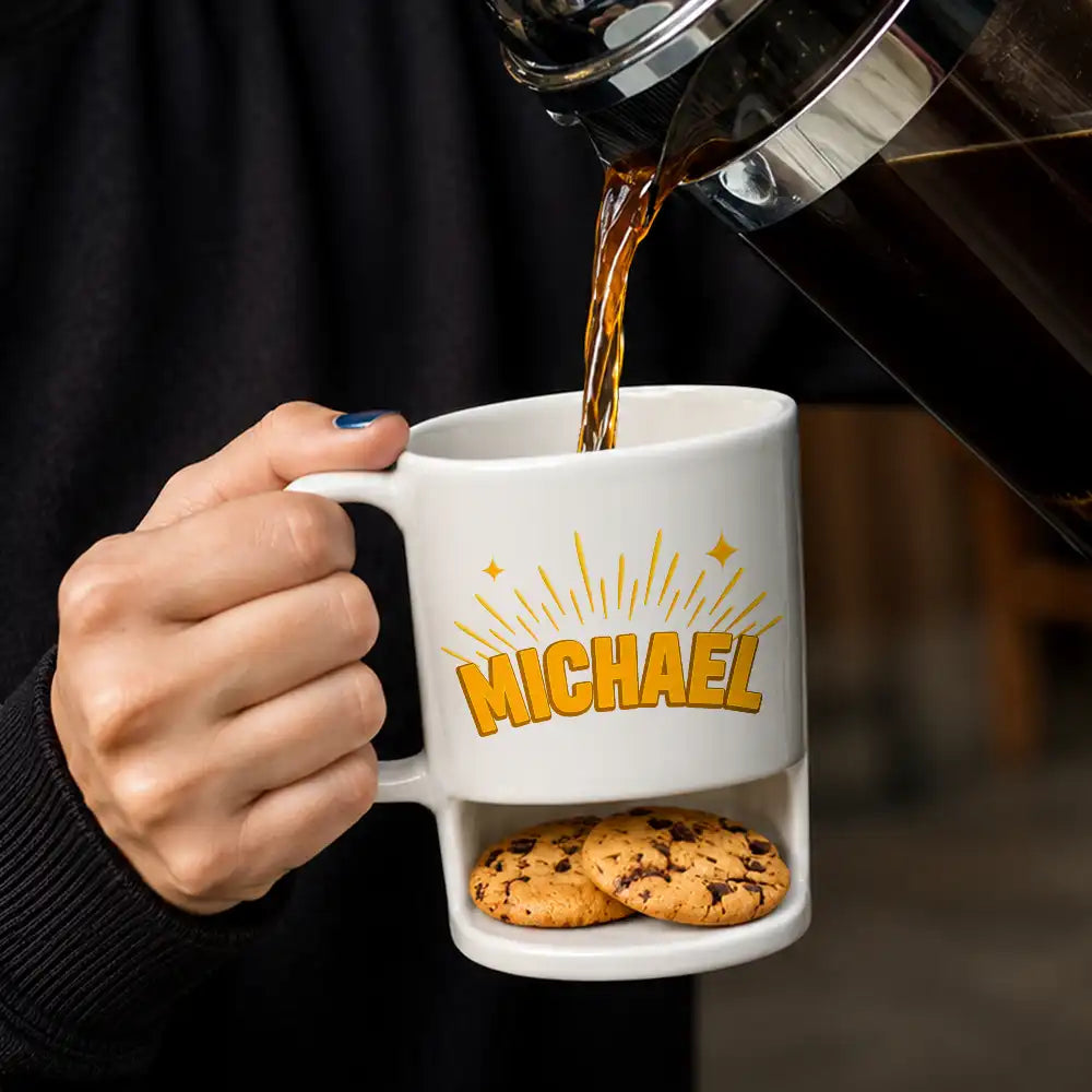 Gift For Yourself,Gift For Men,Gift For Women,Non-Eng,Icon,Sarcastic - Funny Chicken F-Caw-F - Personalized Cookie Mug