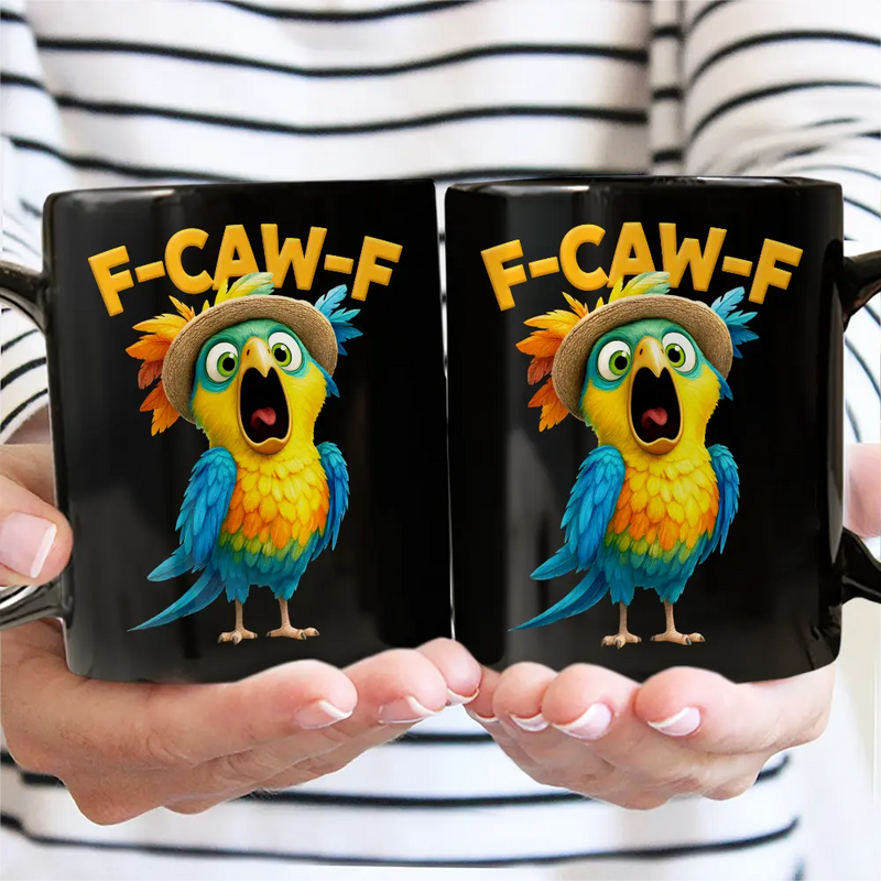Funny,Gift For Yourself,Gift For Women,Gift For Men,Farm,Top Market - Funny Chicken F-Caw-F - Personalized Mug
