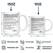 Gifts For Colleagues,Funny - Funny Cowokers Supercalifuckilistic - Personalized Mug
