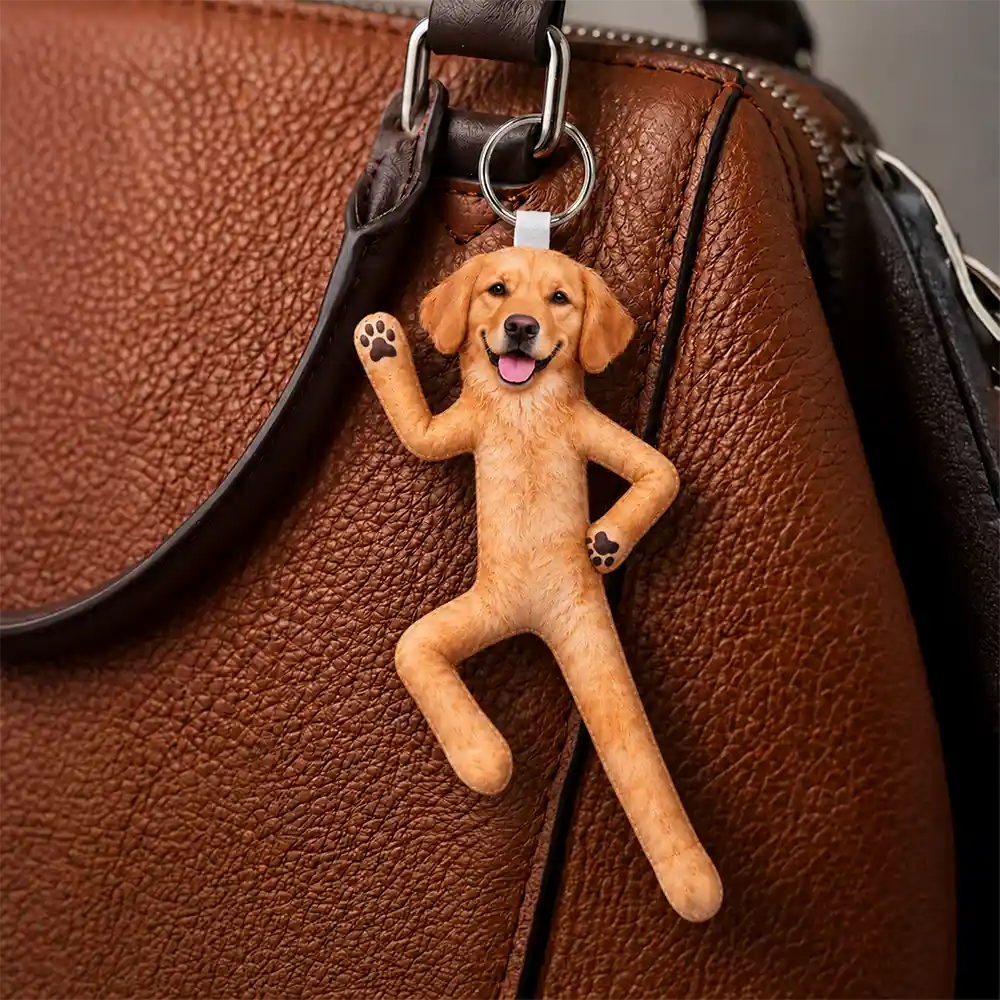 Art Design, Christmas, Custom Photo, Humorous, Pet Lovers, Photo - Poseable Body Doll - Funny Gift For Dog Mom, Dad, Cat Lover - Personalized Custom Photo Pet Squishy Toy Poseable Plush Doll Keychain