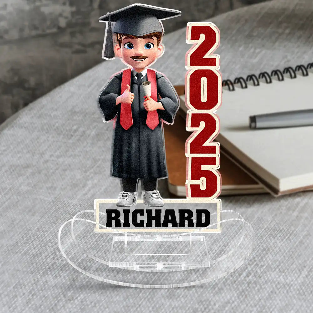 Funny Graduation 2025 - Personalized Acrylic Shaking Stand – Wander Prints