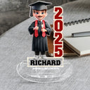 Graduation, Gift For Yourself, Funny - Funny Graduation 2025 - Personalized Acrylic Shaking Stand