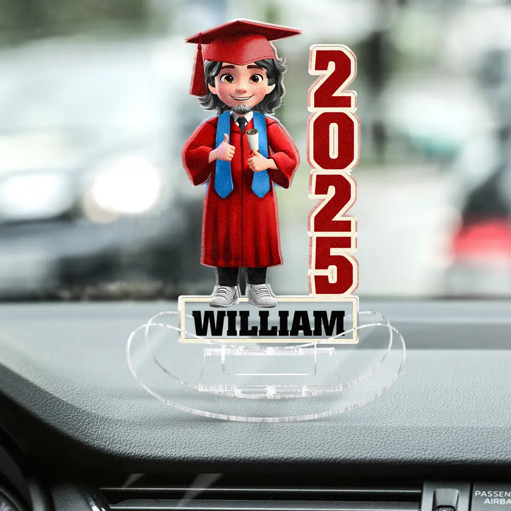 Funny Graduation 2025 - Personalized Acrylic Shaking Stand – Wander Prints
